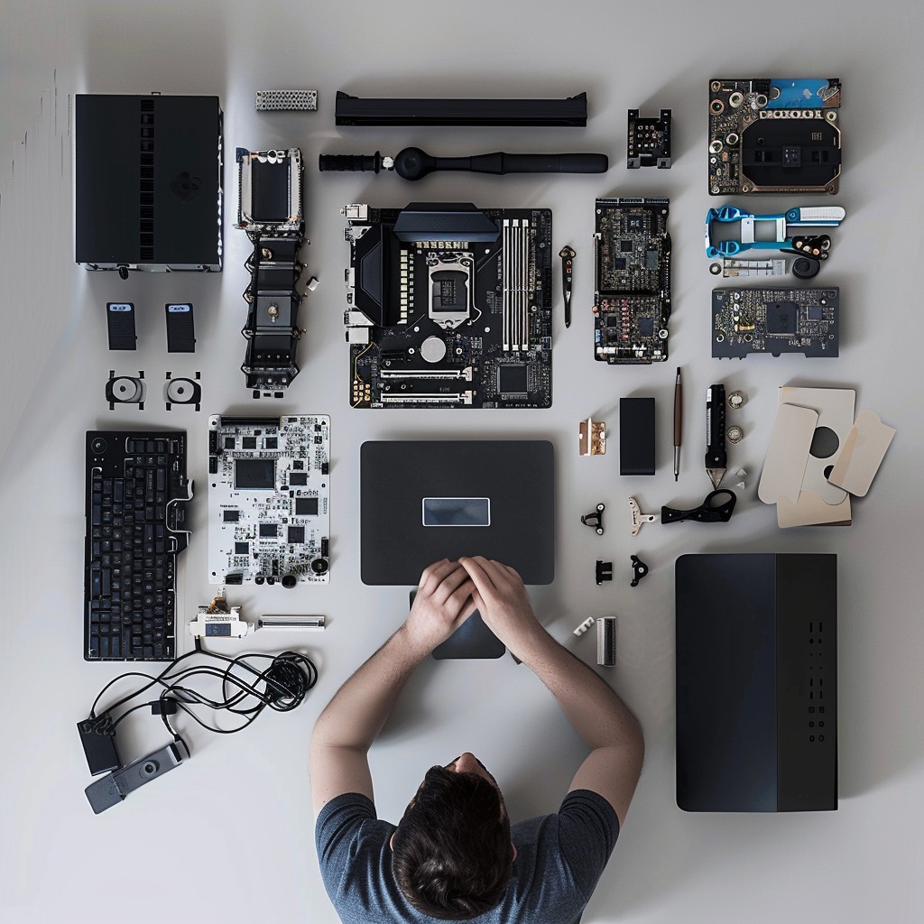 Alsancak Bilgisayar'da format atma ve yazılım kurulumu hizmeti sırasında bilgisayar tamiri yapılırken çekilmiş görsel