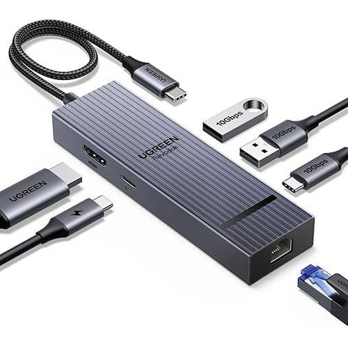 HDMI, USB, Ethernet, güç ve ses kablolarından oluşan çok amaçlı bilgisayar kablosu seti